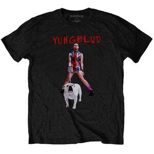 Yungblud Unisex Adult Strawberry Lipstick Cotton T-Shirt / Black